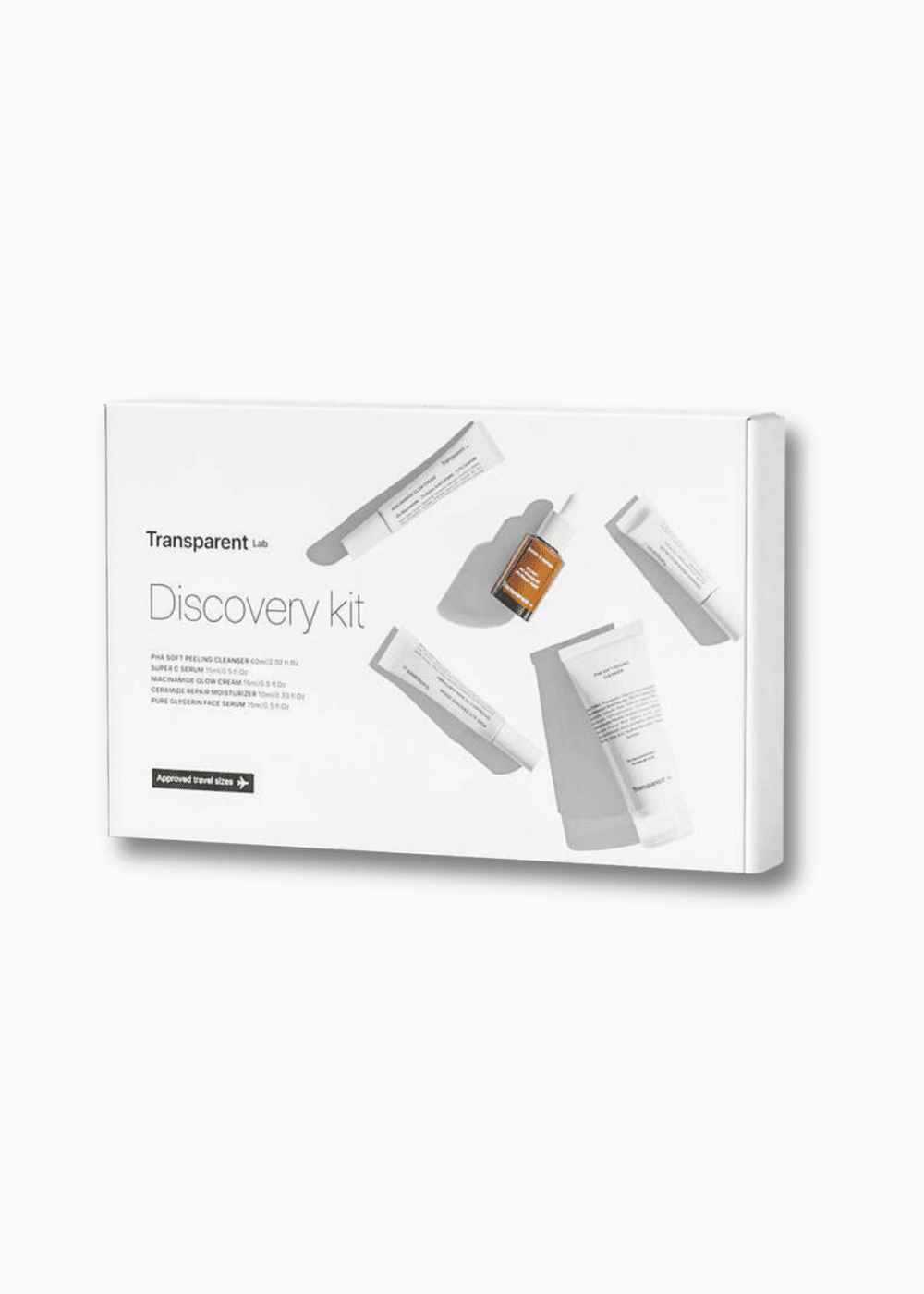 NICHE TRANSPARENT LAB travel size discovery komplet