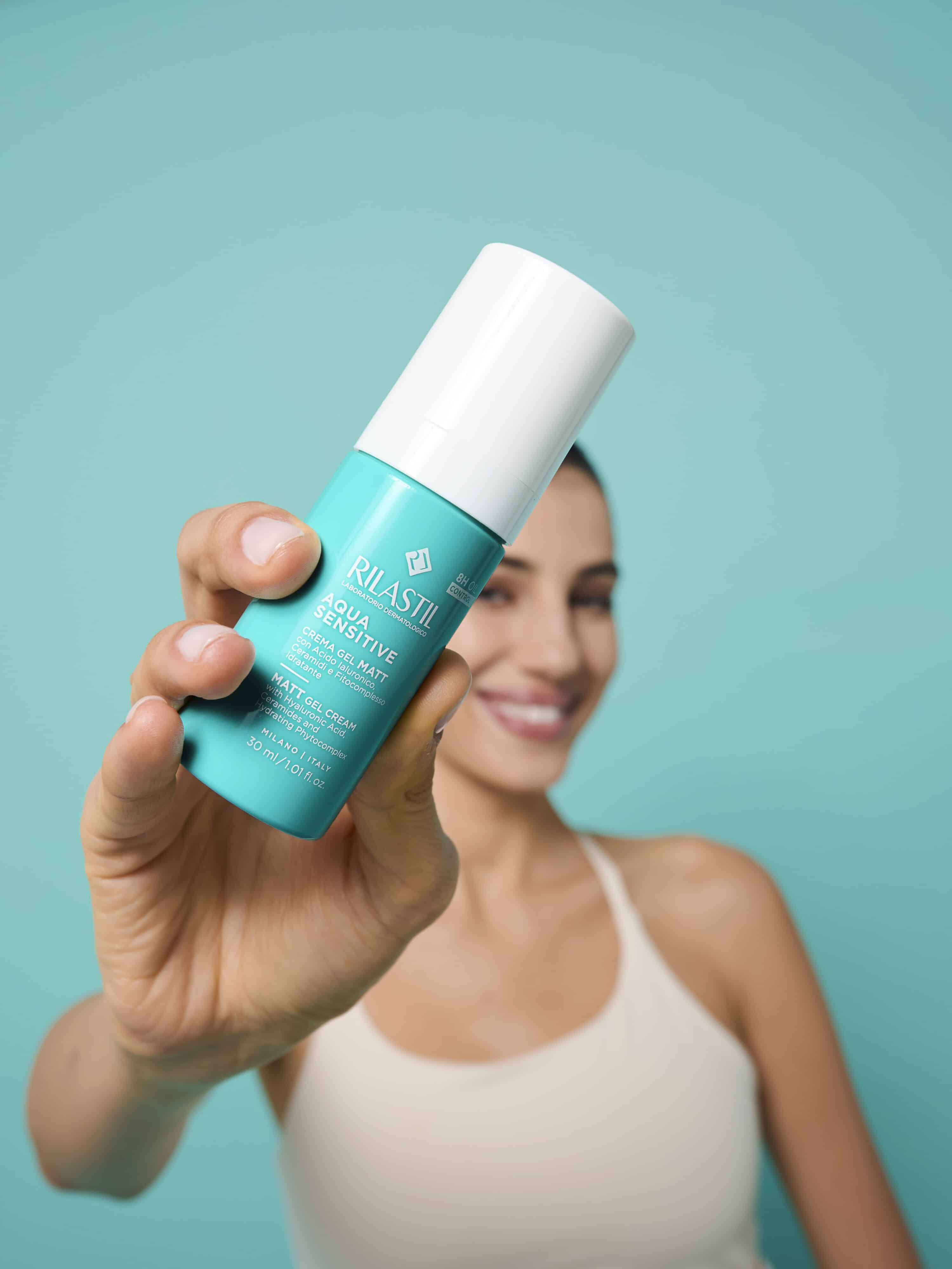 Alternative view of Rilastil Aqua Sensitive Matt Gel Cream 30 ml matirajuća krema
